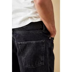 Pantalones vaqueros holgados con bordado de logotipo de alta calidad, pantalones vaqueros pesados lavados a la moda para hombre, pantalones vaqueros rectos de alta calidad para hombre - Product Image 5