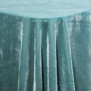 Vải nhung tơ tằm mềm mại, chất liệu nhung tơ nhân tạo, bán trực tiếp từ nhà máy, thích hợp làm rèm cửa cưới cho bé gái - Product Image 3