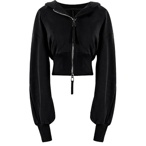 Sweats à capuche pour femmes de haute qualité Meilleur prix Sweat à capuche zippé court A Bold and Comfort 2026 - Product Image 1
