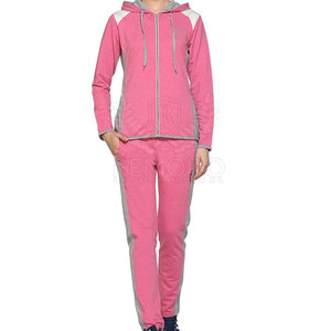 Chándal térmico de lana de Invierno para mujer, conjunto de ropa de descanso suave de dos piezas para uso diario, chándales térmicos - Product Image 1