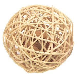 Bola de ratán Natural tejida a mano, decoración para adornos navideños, variedad de tamaños, embalaje personalizado hecho en Vietnam, venta al por mayor - Product Image 5