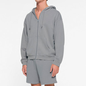 Ensemble de sweat-shirts et shorts pour homme, coupe classique, léger, hiver, à capuche, uni, décontracté, confortable, respirant - Product Image 3