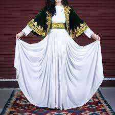 Vestido afgano de mujer de calidad superior 2025 hecho a mano Vintage Salwar Kameez en tela de red blanca para el invierno - Product Image 2