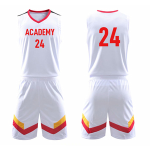 Meilleure qualité 100% polyester uniforme de basket-ball sur mesure avec nouveau design taille plus bas prix - Product Image 6