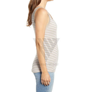 Débardeurs pour femmes en coton et polyester, vêtements de sport sans manches, nouvelle arrivée, débardeurs pour femmes en stock - Product Image 3