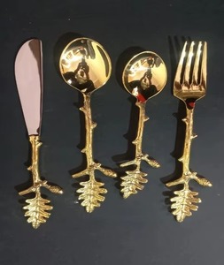 Juego de Cubiertos de Acero Inoxidable de Alta Resistencia con Acabado Espejo, Diseño Elegante, Ecológico, Hecho a Mano, Reutilizable, para Fiestas, Calidad Premium - Product Image 3