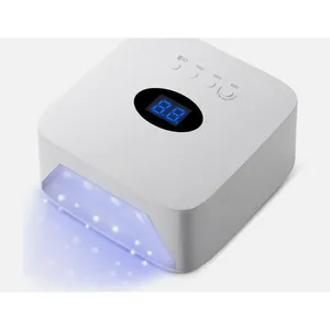 Lámpara UV LED Cuadrada Blanca Recargable de 54 Vatios - Product Image 1