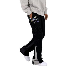 Nuevo estilo al aire libre Hombres Ropa informal Pantalones sueltos Pantalones de hombre Mejor precio Hombres última moda Material de algodón acampanado lavado - Product Image 3