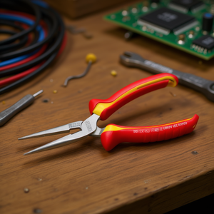 Alicates de punta extra larga semicirculares de 1000 V con mordazas rectas, producto USAG - Product Image 3