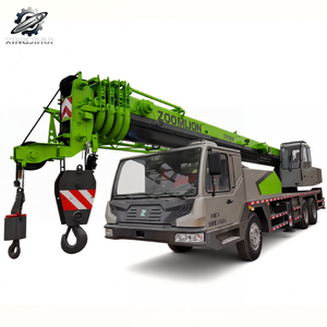 Grue hydraulique sur camion Zoomlion ZTC250V d'occasion, 25 tonnes, flèche télescopique maximale de 50 m, marque chinoise d'origine, faible nombre d'heures, certifiée CE - Product Image 1