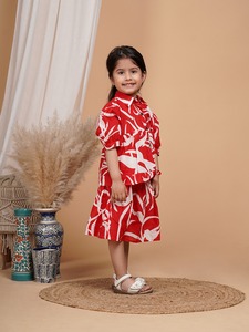 Trajes para niñas, novedad de verano, Tops de estilo infantil, ropa de verano para niñas, falda de moda, traje de 2 piezas, venta al por mayor de fábrica - Product Image 4