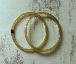 Meilleure qualité 100% naturel corne de buffle bracelet poli véritable corne bijoux pour femmes et filles cadeau parfait un prix pas cher - Product Image 3