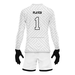 Meilleur prix de gros Séchage rapide Gardien Football Uniforme Premium Qualité Logo personnalisé Imprimé Formation Style Ensembles pour Adultes - Product Image 6