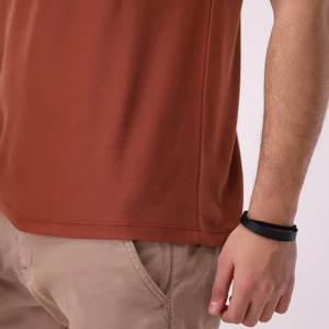 เสื้อยืดเข้ารูปแขนครึ่งแขนสำหรับผู้ชายฤดูร้อน2025เสื้อผ้าฝ้าย100% ออกแบบได้ตามต้องการ - Product Image 3