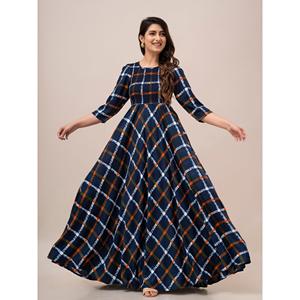 SHKUP1317 Robe longue élégante à taille élastique lavable - Taille unique - Product Image 1