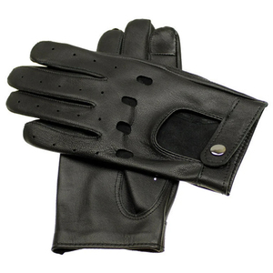 Negro-Color Mejor Calidad Precio al por mayor Hombres Guantes de conducción de invierno para uso diario Hombres Guantes de cuero de Pakistán - Product Image 6