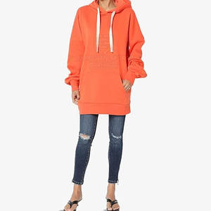 Sudaderas Largas de Invierno para Mujer, 100% Algodón, Color y Talla Personalizados, Logotipo Frontal, Diseño Más Reciente de 2025 - Product Image 5