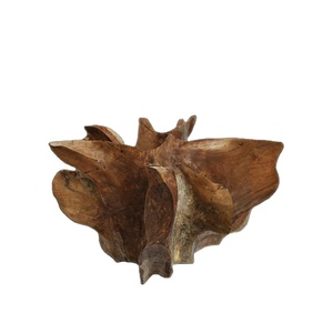 Mesa de Centro Gubuk Bali Ecológica con Tapa de Teca Redonda, Diseño Tradicional y Apariencia Moderna - Product Image 2