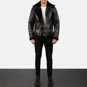 Vestes en cuir personnalisées Hip Hop Vestes de moto en cuir élégantes à la mode pour hommes Veste de motard en cuir PU de haute qualité Street Wear - Product Image 3