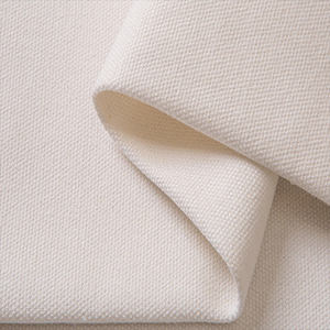 Vente chaude 100% coton biologique tissé 340GSM toile tissu pour vêtements sergé Style tricoté popeline tissu - Product Image 3