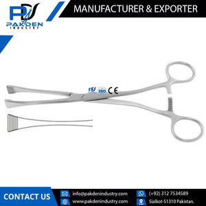 ที่หนีบมดลูกสแตนเลสคุณภาพสูงแบบกำหนดเองสำหรับ OEM สีเขียวอาร์มีเทจ ใช้พลังงานแบบแมนนวล ได้รับการรับรองมาตรฐาน CE ระดับ I สำหรับโรงพยาบาล - Product Image 3