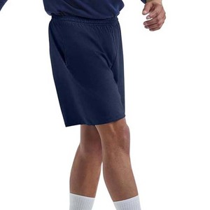2025 Lifestyle hombres 5 pulgadas pantalones cortos de entrenamiento cómodos 100% algodón patrón sólido tela de tacto suave diseño elegante para Active - Product Image 3