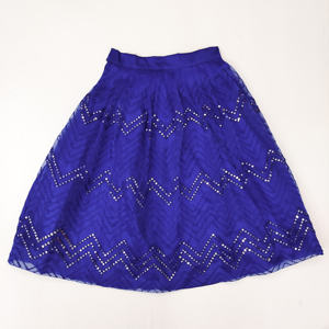 Ensemble Lehenga Choli en sequins bleu royal pour filles Shoryam Fashion |   Chemise élégante à manches bouffantes blanche avec broderie en zigzag, style ethnique pour les fêtes - Product Image 3