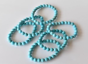 Top Premium Quality Selling Turquoise 8mm Round <b>Beaded</b> Bracelet Semiprecious Healing <b>Crystals</b> for Jewelry At Wholesale Price - Product Image 4