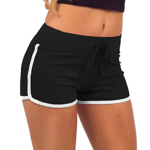 Pantalones Cortos Cómodos para Mujer, 100% Algodón, Antiarrugas, de Secado Rápido, con Cintura Elástica, para Oficina y Ocio, Acabado Lavado - Product Image 5