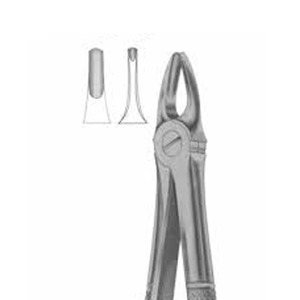 Forceps d'extraction manuels en acier inoxydable de haute qualité, incisives supérieures et canines, certifiés CE, poignée ergonomique - Product Image 4