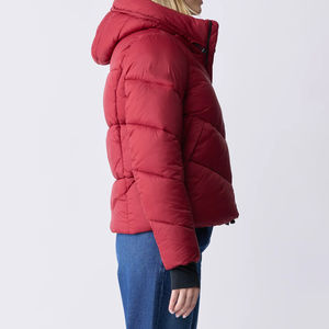 Veste matelassée pour femmes à manches longues, résistante à l'eau, respirante, avec impression, logo personnalisé, vêtements pour femmes, veste matelassée respirante - Product Image 5