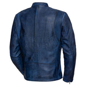 Chaqueta de Motociclista de Cuero Elegante con Cuero de Alta Calidad, Forro Suave, Ajuste Flexible, Comodidad Mejorada y Costuras Resistentes - Product Image 2