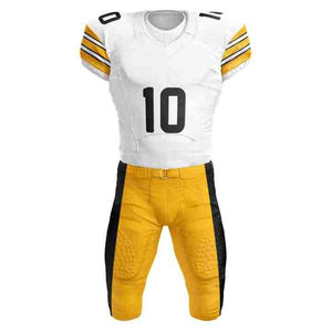 Uniforme de Fútbol Americano al por Mayor, Personalizado, Manga Corta, 100% Poliéster, Conjunto de Alta Calidad para Hombre y Mujer - Product Image 2