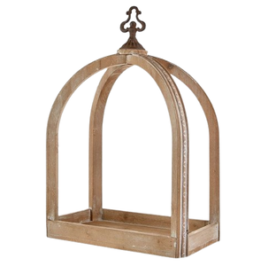 Brown Colored <b>Lanterns</b> <b>Set</b> of Two Handcrafted Mango Wood <b>Lantern</b> Used for Indoor Lightning Wedding Decor - Product Image 2