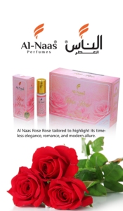 AL NAAS ROSE ROSE Perfume Unisex en Roll-on de 6 ML - Product Image 1