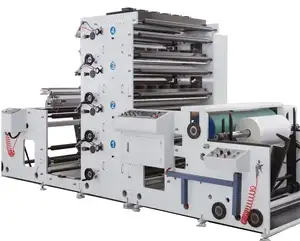 ماكينة طباعة آلية عالية السرعة للورق الألومنيوم والنحاس والنيكل مع ورق مستقل