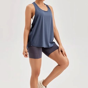 Camiseta Deportiva sin Mangas Personalizada con Logotipo para Mujer, Chaleco Deportivo Holgado para Gimnasio, Entrenamiento y Fitness - Product Image 1