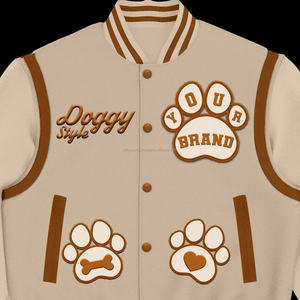 Venta al por mayor de alta calidad Varsity Jacket Men Chenille bordado mangas de cuero de béisbol personalizado Letterman Varsity Jacket para hombre - Product Image 2