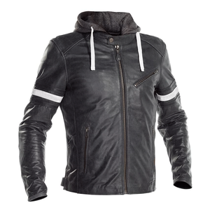 Men's Black & Red Sports Perforated Genuine Leather High Performance Motorbike Jacket Track Protected Motorcycle Jacket For Men - Product Image 3