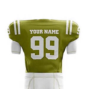 Uniforme de Fútbol Americano de Manga Corta, Ligero y Transpirable, para Hombre, 100% Poliéster, Precio de Fábrica, MOQ Bajo - Product Image 5