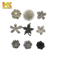 Accessoires de décoration brillants pour chaussures, strass de luxe, clip pour chaussures, porte-fleur, décoration de chaussures
