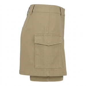 Mini-jupe cargo utilitaire taille haute pour femme, couleur unie, avec poches, style streetwear, été - Product Image 2