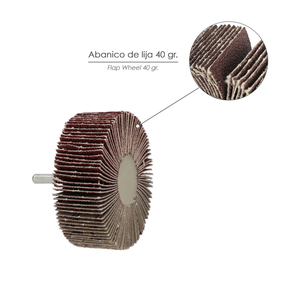 Carta Abrasiva a Fogli Grana 40, Dimensione O/ 60 x 30 mm. - Product Image 3