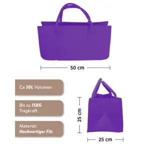 Bolsa de Fieltro para Transportar Leña, Marca Orchid - Product Image 2