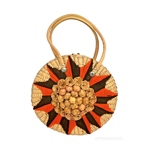Sacs en rotin bohème pour femmes sac à main tissé sac à main cercle Boho sac design antique à prix compétitif - Product Image 5