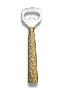 Ouvre-bouteille en métal doré de la meilleure qualité avec poignée au design gaufré à bas prix pour la maison de l'hôtel et le restaurant - Product Image 4