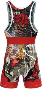 Camiseta DE LUCHA Reversible con logotipo personalizado para hombre, camiseta de Spandex/poliéster para hombre - Product Image 6