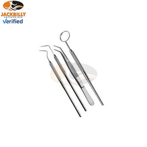 Juego de Exploración de Cirugía General de 4 Piezas de Calidad Premium, Kit de Diagnóstico Básico de 3 Piezas, Instrumentos Manuales de Acero Inoxidable con Certificación CE - Product Image 2