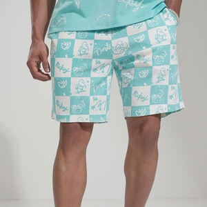 Short de bain sublimé en polyester pour hommes Short à séchage rapide Design personnalisé Taille élastique Short d'été confortable - Product Image 2