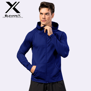 เสื้อฮู้ดมีซิปสำหรับผู้ชายเสื้อมีฮู้ดปรับแต่งได้พิมพ์ดีไซน์6XL ชุดกีฬาฟิตเนสเป็นที่ต้องการสูง - Product Image 3